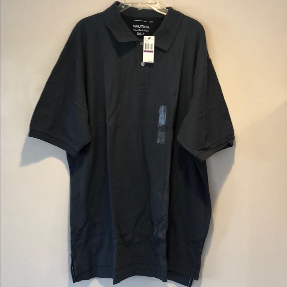 Nautical Polo Deck Shirt 2XLT